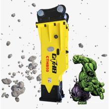 Low Noise Silenced Type Hydraulic Rock Breaker Excavator Hydraulic Concrete Rock Demo Breaker